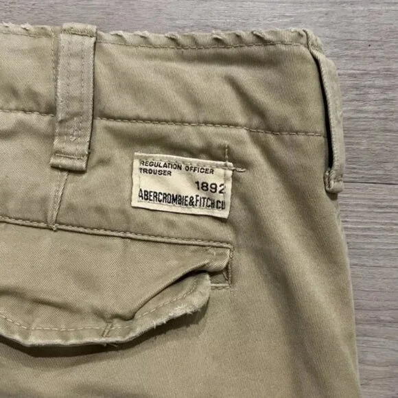 Vintage Abercrombie & Fitch Military Regulation Officer Trousers Pants Size 34
